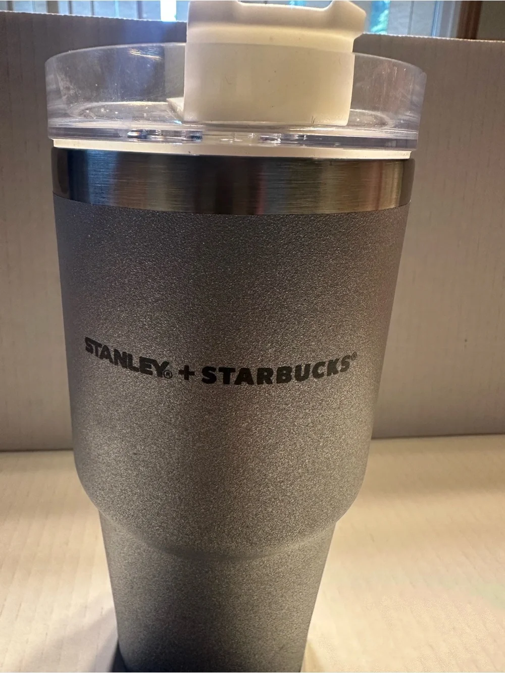 Stanley + Starbucks Silver Travel Tumbler